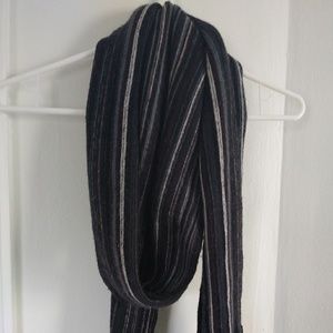 Mens black scarf